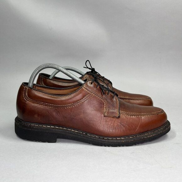 Allen‎ Edmonds Men\'s Size 10 Wilbert Brown Leather Comfort Shoes main image 7